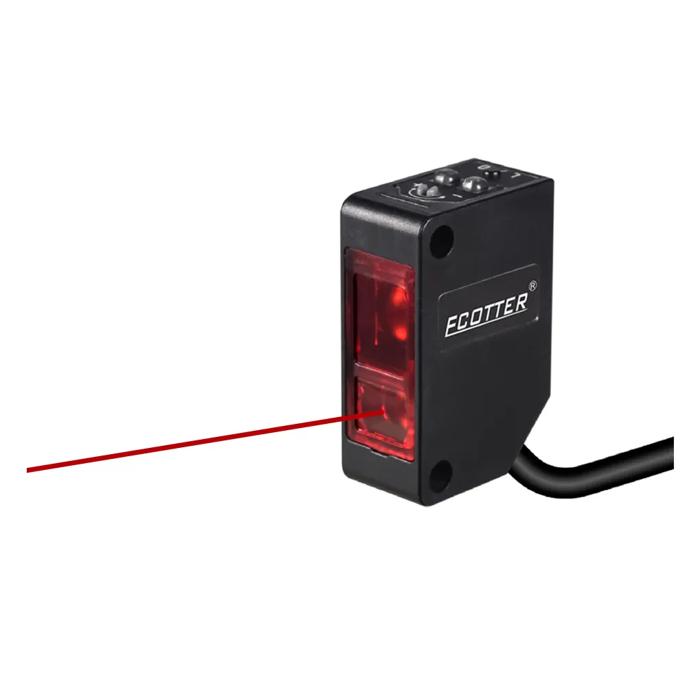 ECOTTER GN-11D-LS pemijat latar belakang sensor laser fotolistrik reflektif switchColor independen dentsmall light spot