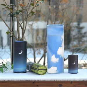 B052-2 al por mayor Funeral económico de papel <span class=keywords><strong>Biodegradable</strong></span> de la cremación Urnas Bio para Animal Ash Scatter tubo <span class=keywords><strong>Biodegradable</strong></span> Urnas - Product Image 5