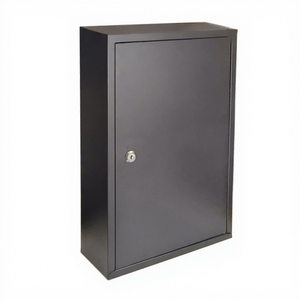 Boîte à clés murale rectangulaire en métal 48 bits avec serrure à clé en option, serrure à code, options personnalisables - Product Image 1