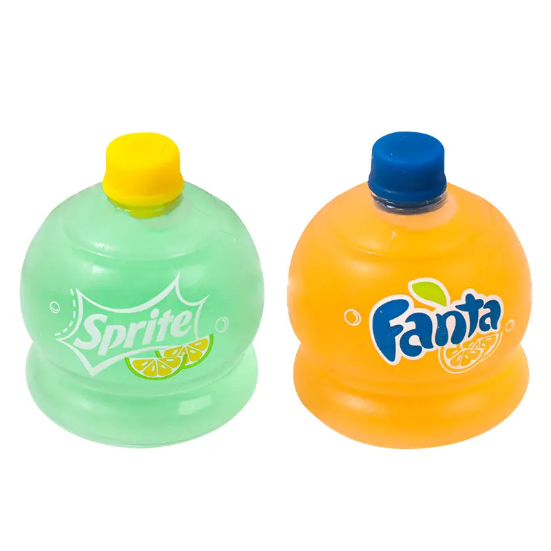 2024 High quality squeeze fidget toys kids Soda Bottle Squeezing Joy Decompression Toy Squeezing Fidget Toy
