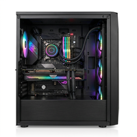 Hot-selling Desktop RGB PC Gaming Computer Cases & Mid-Towers Chassis Side Panel Window Computer case
