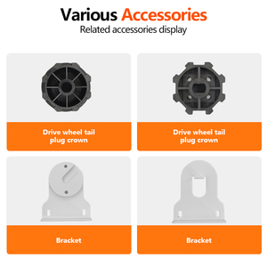 Tuya Control inteligente inalámbrico Motores tubulares Límite electrónico Cortina vertical para sala de estar Interior Balcón Dormitorio Uso de oficina - Product Image 6