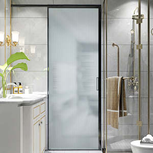 Fábrica personalizado alumínio liga porta deslizante vidro engrossado deslizante alumínio porta estilo 8 roda porta deslizante - Product Image 5