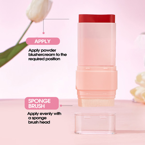 Newest Custom Private Label Vegan Smooth Lip Blusher Makeup Cream <b>Blush</b> Stick - Product Image 4