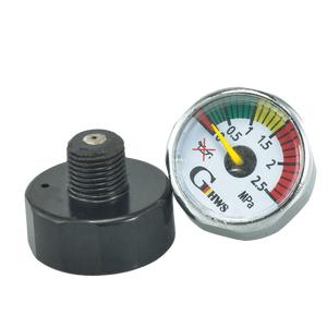 Manômetro <span class=keywords><strong>Mini</strong></span> Modelo Double-An 111A 2.5mpa com Roscas M10 1 peça Medidor de Pressão para PCP Paintball Extintor de Incêndio 1 Ano de Garantia - Product Image 2