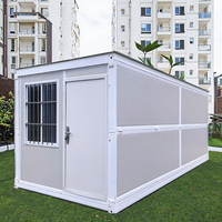 Maison conteneur respirante en panneaux sandwich d'acier préfabriqués détachables de 20 pieds - Mini-maison moderne pour hôtel, villa, modulaire et portable