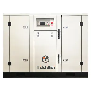 Basso rumore prezzo a buon mercato 22kw 30hp 100% elettrico senza olio rotativo rotolo compressore d'aria prezzo