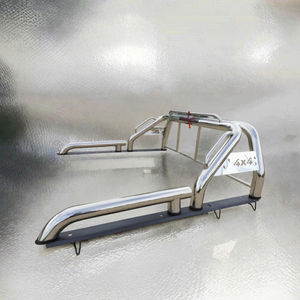 โรลบาร์สแตนเลส4x4อุปกรณ์ตกแต่งรถยนต์สำหรับ Nissan DMAX <span class=keywords><strong>Offroad</strong></span> NAVARA NP300 Mitsubishi <span class=keywords><strong>Triton</strong></span> L200หลัง - Product Image 2