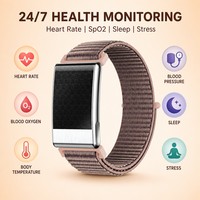 Pulsera Inteligente E900 para Análisis de Salud Cardíaca con ECG, Monitoreo de Oxígeno en Sangre y Frecuencia Cardíaca, Sin Pantalla, Monitor de Sueño, Cuidado Remoto para Todos