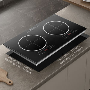 Estufa <span class=keywords><strong>de</strong></span> inducción eléctrica doble serie Superficie <span class=keywords><strong>de</strong></span> vidrio independiente incorporada 3500W Calor instantáneo <span class=keywords><strong>Cocina</strong></span> casera moderna Comida <span class=keywords><strong>de</strong></span> varios platos - Product Image 6