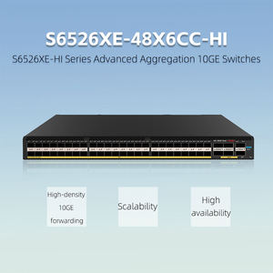 Conmutador G H3C S6526XE-HI 10GE, 48x10G SFP+, 6x100G QSFP28, Convergencia Rápida de 50ms, Conmutador de Red M-LAG - Product Image 1