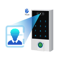 Système de contrôle d'accès par reconnaissance faciale TTLock Ble WIFI 125KHz RFID Lecteurs de cartes biométriques par empreintes digitales et clavier à code