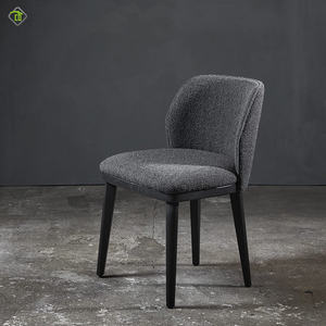 Luxe Moderne Nordique <span class=keywords><strong>Scandinave</strong></span> Noir <span class=keywords><strong>Chaise</strong></span> Salle À Manger Tufté <span class=keywords><strong>Bleu</strong></span> Brun Velours Restaurant Chaises À Manger Pour Salle À Manger - Product Image 4