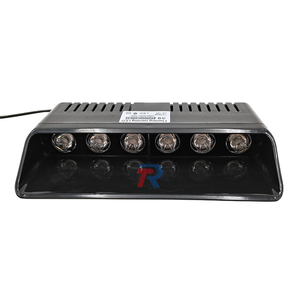 New 26-Pattern Multi-flash LED lưới tản nhiệt Visor Strobe Light <span class=keywords><strong>12V</strong></span> DC đèn hiệu ổ cắm với cốc hút tự động Bảng điều khiển phụ kiện - Product Image 4