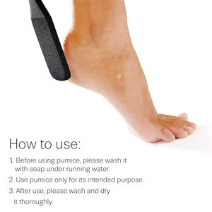 Pierre <span class=keywords><strong>ponce</strong></span> en lave de haute qualité, nouvelle conception, facile à retirer les peaux mortes, brosse à long manche pour les pieds, offre une exfoliation efficace - Product Image 4
