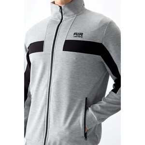 Conjunto Deportivo para Hombre en Gris Melange, Corte Estándar, Casual, Transpirable, Tela de 320g - Product Image 4