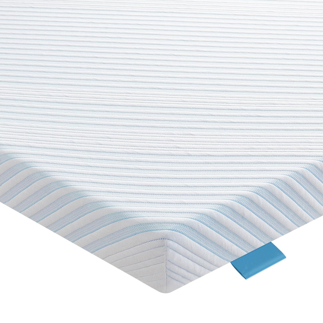 Beds Mattress Topper Gel Memory Foam Mattress Topper Pad 7CM Dual Layer Topper With Breathable Cover