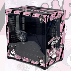 Kuromi chủ đề Đường Chân Trời <span class=keywords><strong>S3</strong></span> tùy chỉnh ATX Bo mạch chủ trường hợp máy tính hỗ trợ 360 nước-làm mát đầy đủ tháp với Đại Dương xem phòng - Product Image 1