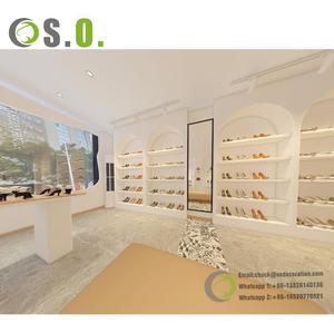 Présentoir de magasin de chaussures de luxe personnalisé Présentoir de chaussures de magasin Présentoir de chaussures de conception de vitrine - Product Image 2