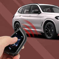 Cartrend CK005 Mise à niveau de la télécommande PKE d'origine pour les voitures BM W, clé intelligente universelle à écran tactile LCD, démarrage/arrêt automatique du véhicule, garantie 1 an
