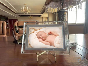 Marco de fotos digital acrílico WiFi de 10 pulgadas 1280*800 pantalla táctil IPS 16GB marco de fotos digital de almacenamiento - Product Image 3