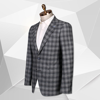 MTM Fit Costume sur mesure 2 pièces pour hommes Manteau en laine Pantalon Vente en gros Hommes Slim Vêtements élégants Affaires m E n B l a Z E R
