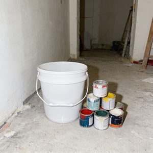 Fût en <span class=keywords><strong>plastique</strong></span> recyclable de 10 <span class=keywords><strong>litres</strong></span> à haute étanchéité, avec boucle de déchirement épaissie, pour peinture industrielle et emballage de fruits de mer à emporter - Product Image 2