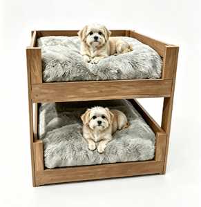 Mobili <span class=keywords><strong>per</strong></span> Animali di Alta Qualità, Letto <span class=keywords><strong>per</strong></span> <span class=keywords><strong>Cani</strong></span> in Legno Moderno e Confortevole, Letto Rialzato a Due Piani <span class=keywords><strong>per</strong></span> Gatti e <span class=keywords><strong>Cani</strong></span> - Product Image 2