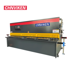 CHNVIKEN-Máquina cortadora de láminas hidráulica inteligente QC12K, 6x3200mm, cizalla oscilante para placa gruesa con motor de núcleo - Product Image 1