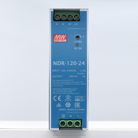 NDR-120-12 Mean Well/24/48 24V 12V 48V 120W Alimentation à découpage sur rail DIN MeanWell pour l'industrie