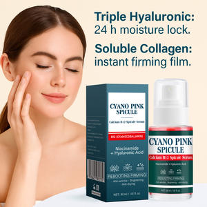 Siero Viso 30ml Illuminante e Rassodante con Blocco Idratante 24h, Film Rassodante Istantaneo al Calcio e Spicule di B12 - Product Image 4