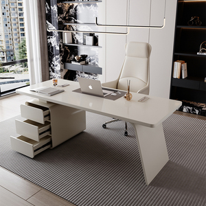 <span class=keywords><strong>Escritorio</strong></span> de oficina moderno, mueble ejecutivo básico <span class=keywords><strong>blanco</strong></span> de lujo, gerente de CEO, <span class=keywords><strong>escritorio</strong></span> de oficina con cajones - Product Image 2