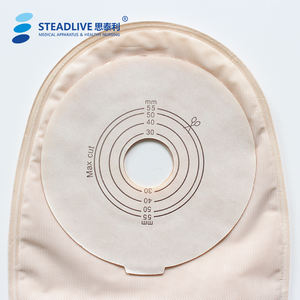 Steadlive bán buôn y tế hàng tiêu dùng tái sử dụng thoát nước đục colostomy túi 25 \ 55mm cắt kích thước chứa chất thải túi với Túi Clip - Product Image 2