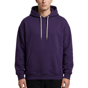Factory Wholesale 500GSM Heavyweight Hoodie Blank Oversized <b>Men</b> Sweatshirt OEM Streetwear <b>Pullover</b> Custom Logo Hoodies - Product Image 2