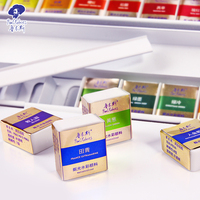 Usine à bas prix de haute qualité 24 couleurs solide aquarelle Pigments phosphorescents série peinture Pigments