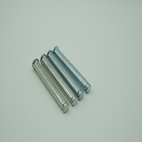 Flat Head Grooved Pin Steel Retaining Pin with Circlip Groove Machinery Fastener Custom OEM Wholesale