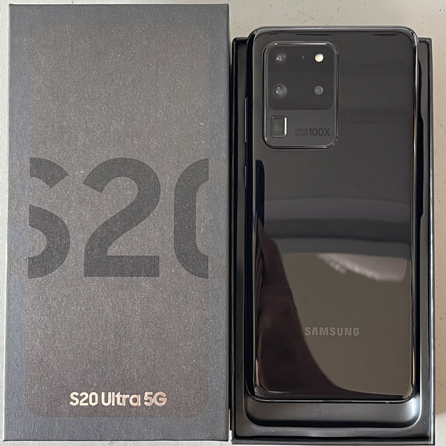 Wholesale Galaxy S20 ULTRA 5G Android Smartphone 108MP Rear Camera AMOLED Display Fingerprint Sensor Black