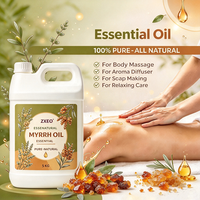 Huile de Myrrhe Multi-Usages 100% Pure Distillée à la Vapeur pour Massage, Soins de la Peau, Cheveux, Fabrication de Savon, Aromathérapie, Diffuseur, Parfum Résiné, Vente en Gros