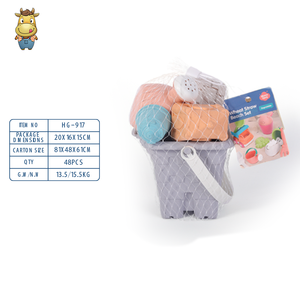 Juego de Juguetes de Playa de Paja de Trigo al por Mayor, 8 Piezas, Cubo de Castillo para Niños, Juguetes de Arena con Bolsa de Malla, Ecológicos, para Jugar con Arena y Agua en Verano - Product Image 4
