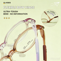 Montures de lunettes pour enfants 2072 réglables, antidérapantes, en silicone ultra-léger TR