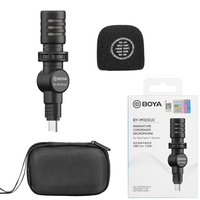 BOYA BY-M100 micro usb sans fil, Kit de Microphone, enregistrement Audio vidéo, Mini micro pour iPhone Android, Streaming en direct, caméra Vlog