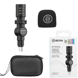 BOYA BY-M100 micro usb sans fil, Kit de Microphone, enregistrement Audio vidéo, Mini micro pour iPhone Android, Streaming en direct, caméra Vlog - Product Image 4