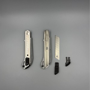 Utility Knife 18mm Aluminum Alloy Stainless Steel Blade 155mm Length Multi Functional Office Tool Cutter Wallpaper Box Opener - Product Image 4