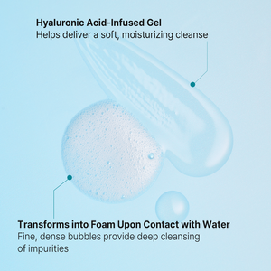 Gel de Limpieza Profunda Ultra Suave AVCA 300ml, Lavado Facial Hidratante Suave con Niacinamida, Ácido Hialurónico y Extracto de Hoja de Corazón, para Todo Tipo de Piel - Product Image 4