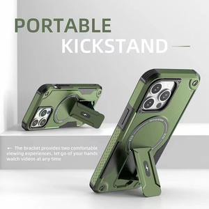 Funda Protectora para Teléfono Móvil con Soporte Magnético de la <span class=keywords><strong>Bundesliga</strong></span> 2023, Combinación de TPU+PC, para Accesorios de iPhone 14/15 - Product Image 4