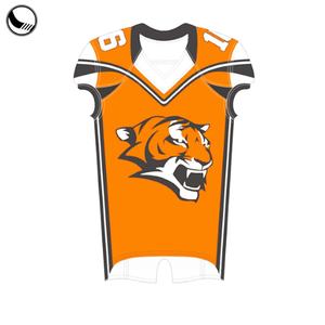 Maillot de football uni blanc de couleur orange BETHERIVAL - Product Image 2