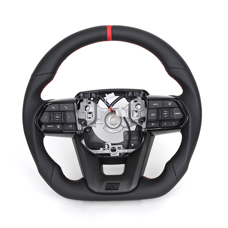 GR Sport Volante Leather Steering Wheel for Toyota Landcruiser
