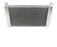 Nouveau radiateur en aluminium de 34 pouces de large, 2 rangées, 56 mm pour Chevrolet Silverado 1500 2500 Yukon, Sierra et Tahoe (modèles 99-13)