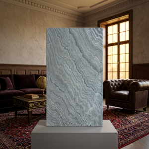 Flatstone Designs Ice Black Marble <b>Stone</b> Veneer Ocean Green Natural Slate Flexible Backlit Wall Panel 5-Year Warranty - Product Image 5