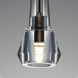 <b>Small</b> Crystal Pendant Light round <b>Table</b> Fishing Line Chandelier for Bedroom Bedside Dining Room Kitchen - Product Image 5